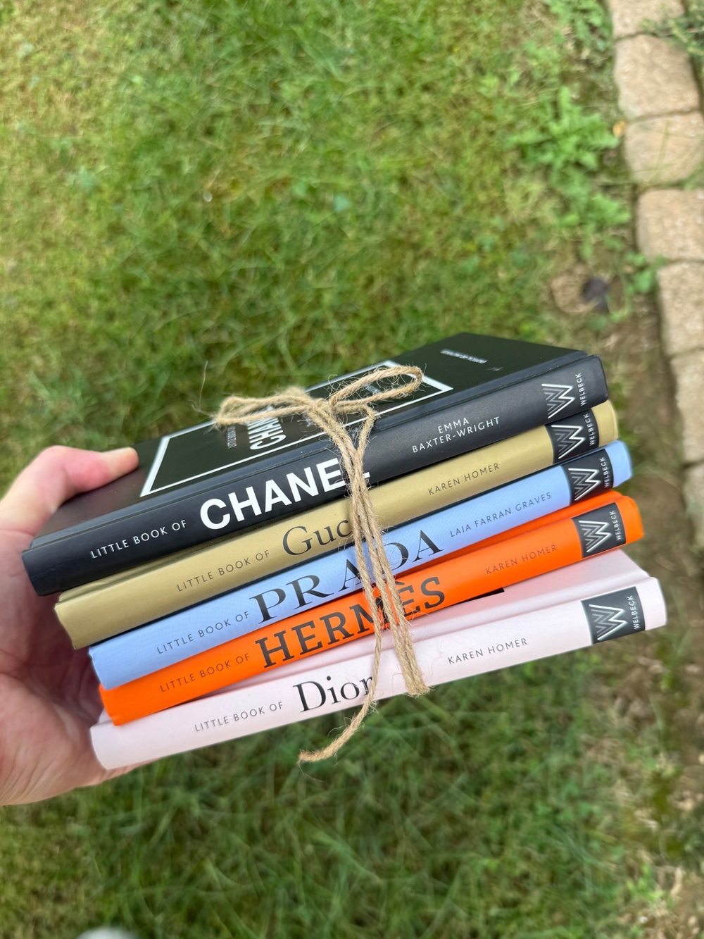 Designer Fashion Mini Book Set - Chanel, Gucci, Prada, Hermès, Dior